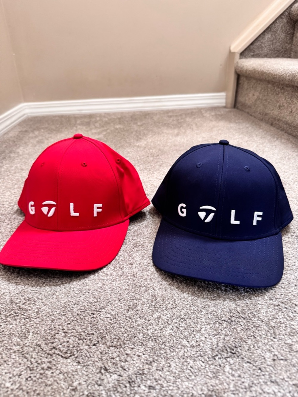 Brand New Taylormade Golf SnapBack Hats O/S Bundle of 2